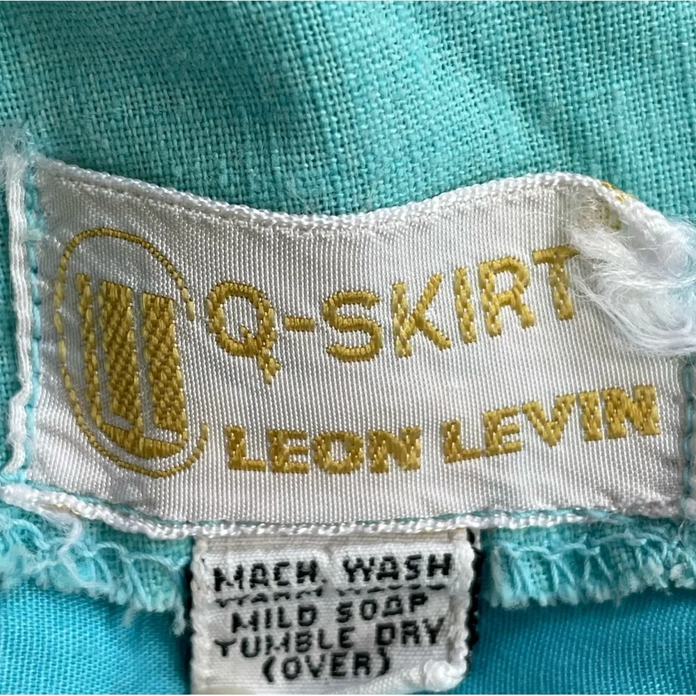 Vintage 1960s Women’s Q-Skirt Leon Levin Skort/Skirt - Picture 11 of 16